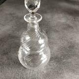 Vintage glass perfume flask height 18 cm