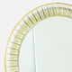 Cristal Arte Italian brass gilded crystal mirror 1960s