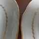 SFP service dish set - Limoges - White and golden