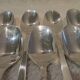 12 Christofle Concorde silver plated dessert spoons, 17cm