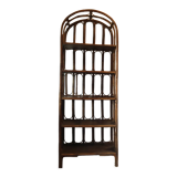 Rattan bamboo shelf