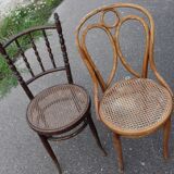 Series 8 mismatched bistro chairs
