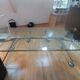 Glass desk Nomos