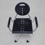 Office chair "Charlie" by Carlo Bimbi for Segis, 1980s Memphis style