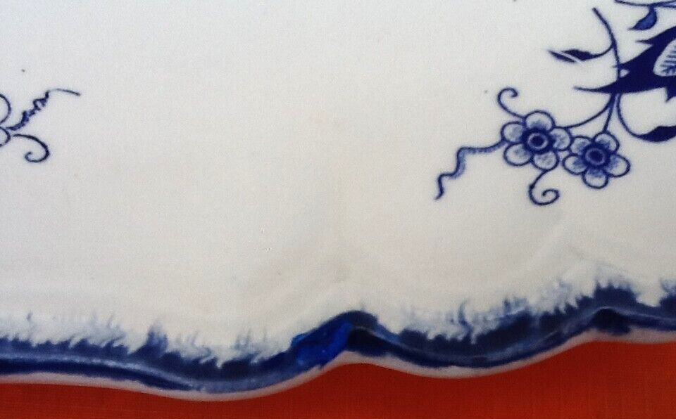 1950s Serving dish Sarreguemines earthenware France Lancaster model