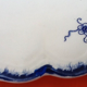 1950s Serving dish Sarreguemines earthenware France Lancaster model