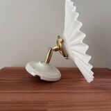 Opaline serrated wall light