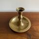 Antique brass candle holder