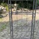 Folding iron shelf