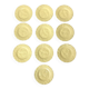 Ensemble de 10 petites assiettes Genevieve Lethu