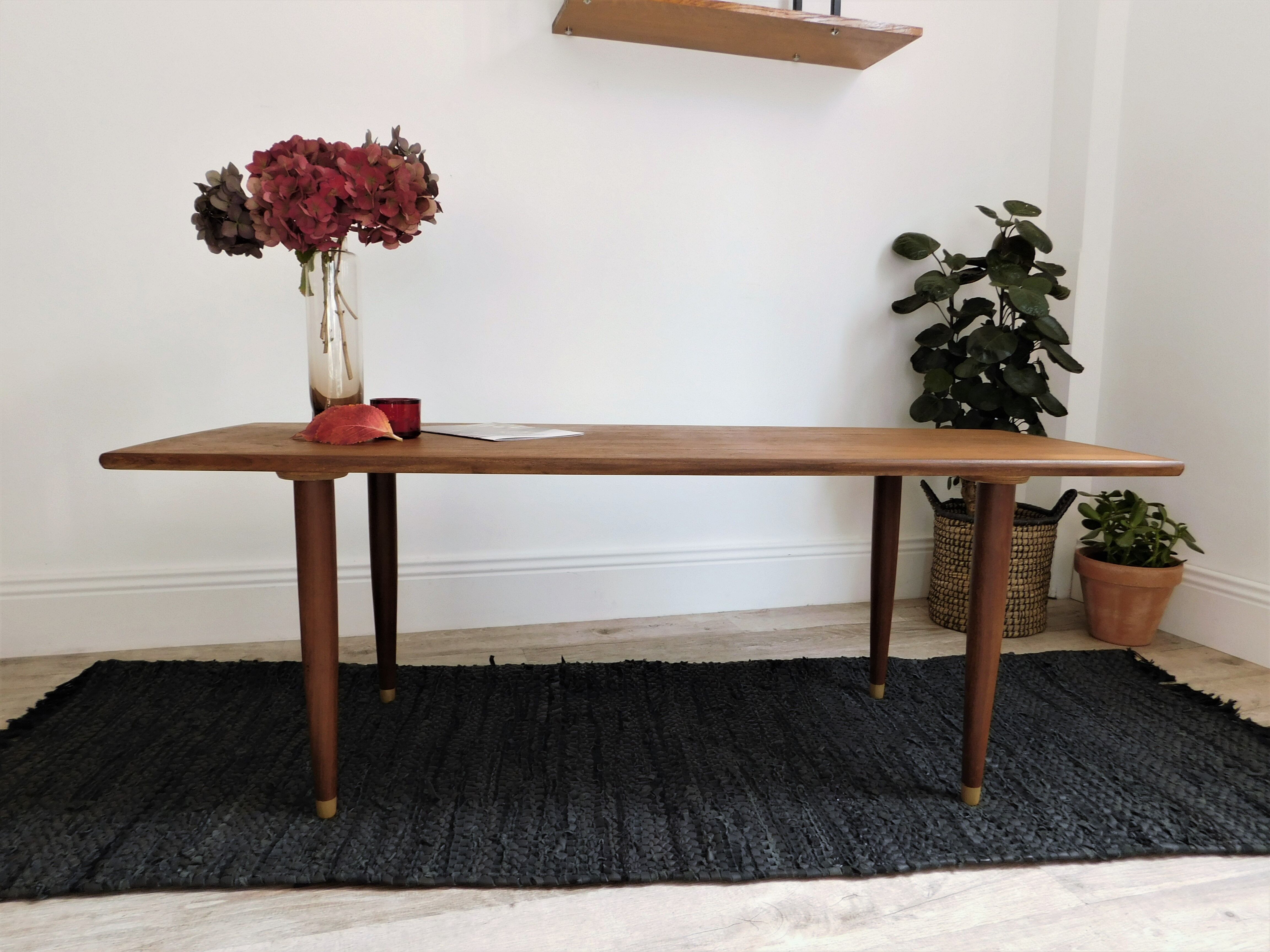 Table basse scandinave en chêne
