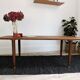 Table basse scandinave en chêne