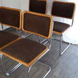 Lot 4 chaises cesca de Marcel Breuer