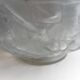 Vase boule en verre moulé art déco