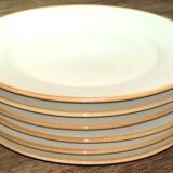 Série de 6 assiettes en grès
