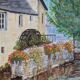 Oil painting – Village scene