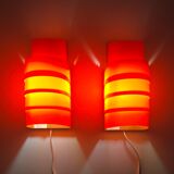 Pair of Scandinavian Model V 311 Wall Lights by Hans-Agne Jakobsson for Ellysett, Sweden, 1970s