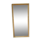 Miroir d'époque Empire rechampi en vert et doré  vers 1805