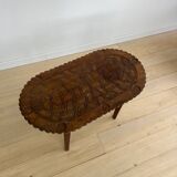 Table basse artisanat africain années 60