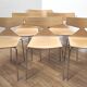Set of 6 Saya dining chairs, Arper