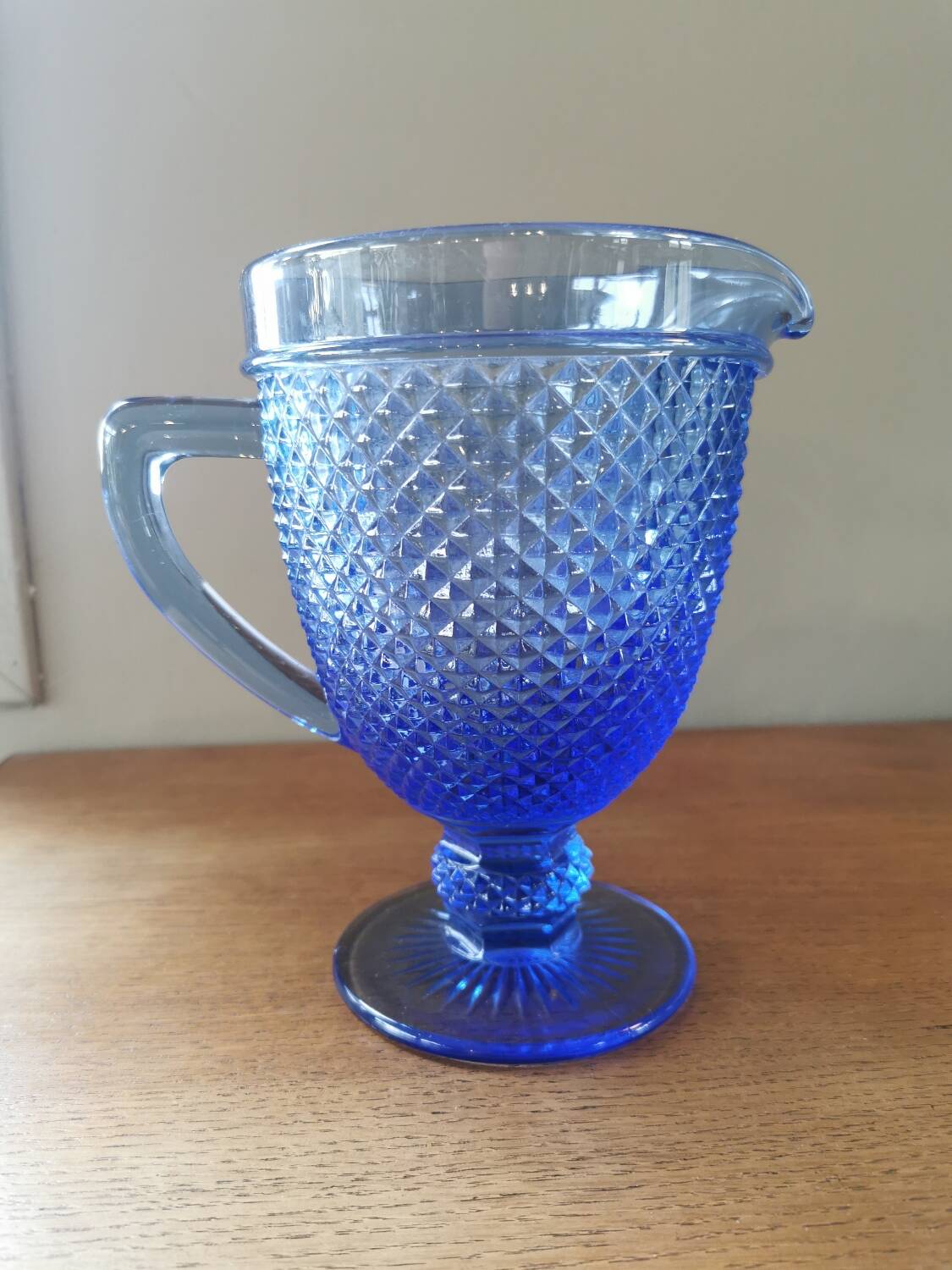 Vista Alegre Vintage Blue Pitcher