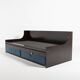 La Permanente Mobili Cantu single bed frame, 1980’s Italy