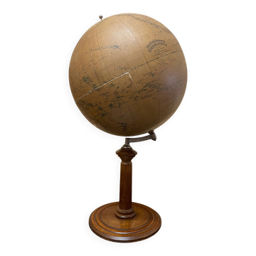Dietrich Reimers German antique earth globe Berlin 1920