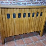 Vintage oak bar Guillerme et Chambron