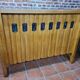 Vintage oak bar Guillerme et Chambron