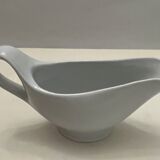 White earthenware saucière