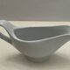 White earthenware saucière