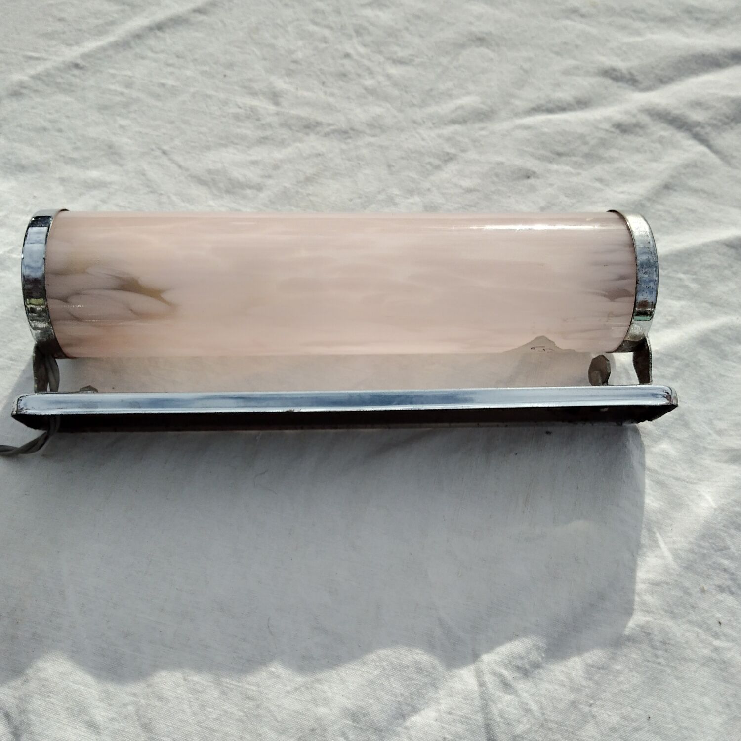 Art Deco wall lamp glass from Clichy