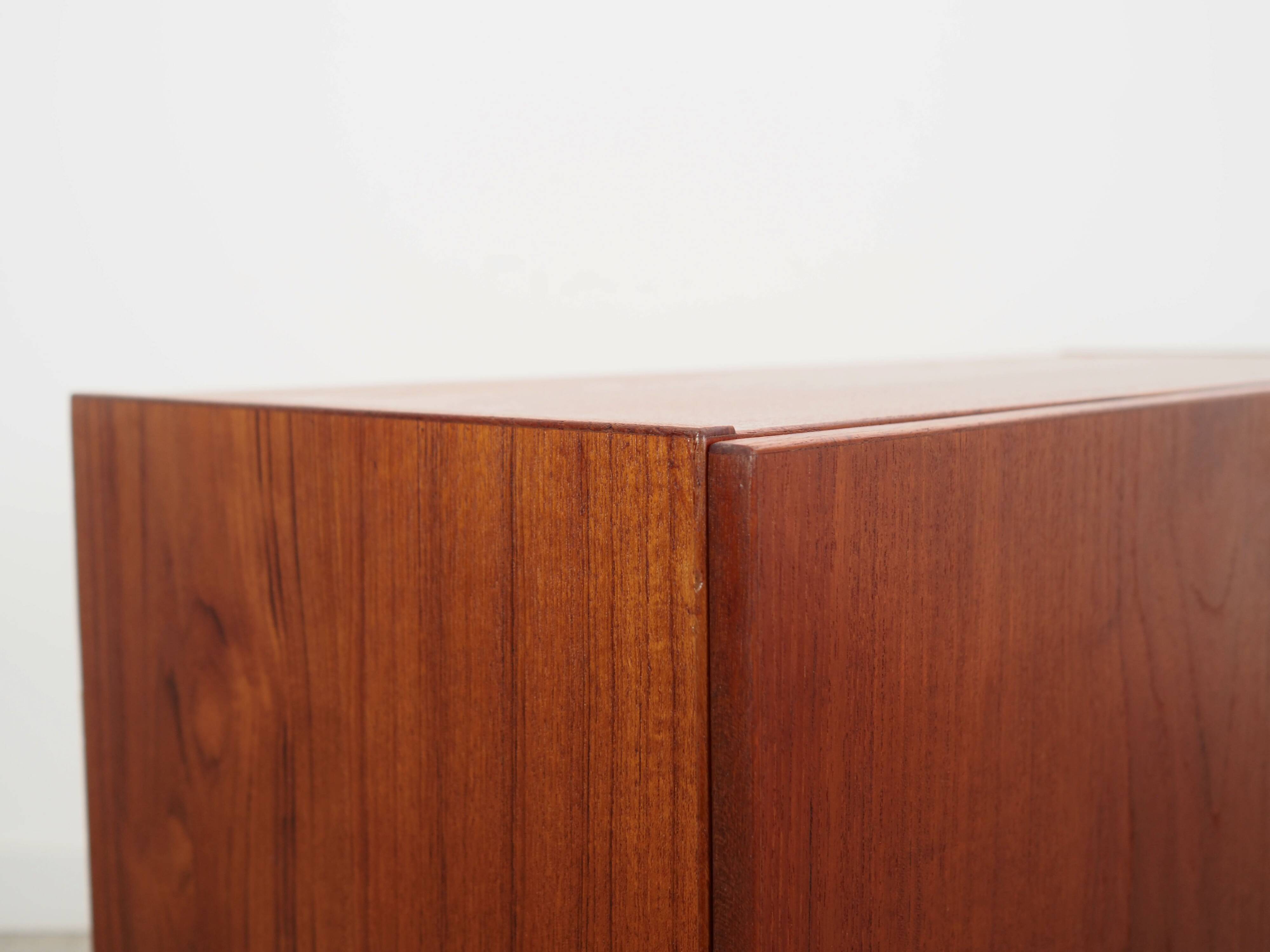 Meuble en teck, design danois, années 1970, production : Danemark