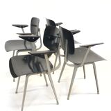 Set of 4 Revolt chairs by Friso Kramer