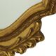 Classic Gold Leaf Mirror Crested Mirror Baroque Deknudt