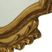 Classic Gold Leaf Mirror Crested Mirror Baroque Deknudt