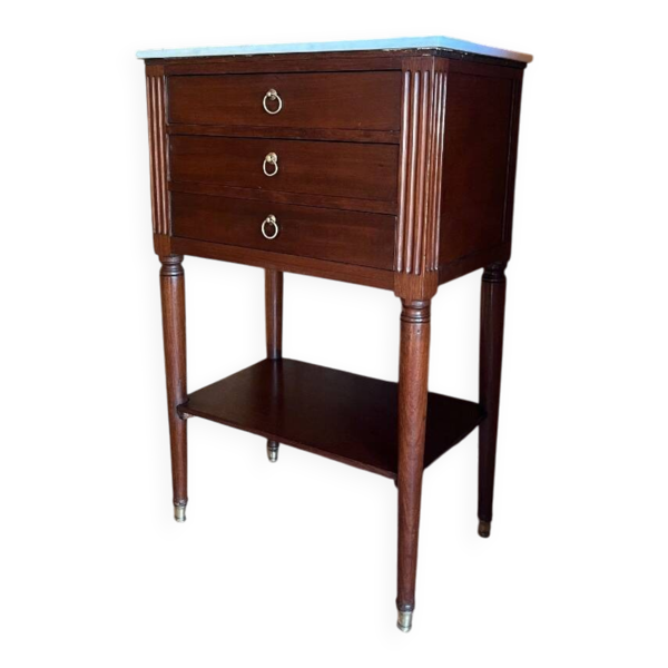 Table chiffonnière en acajou époque LXVI