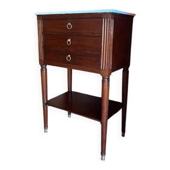Mahogany chiffonnier table from the Louis XVI period.