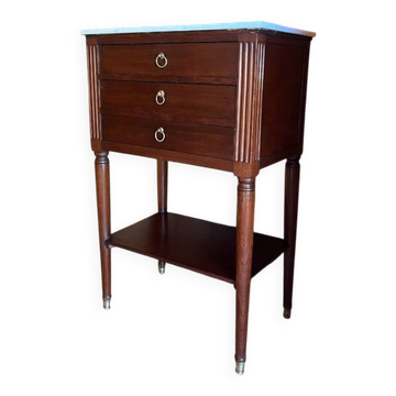 Mahogany chiffonnier table from the Louis XVI period.