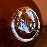 Old amber demijohn, 19th century, 10 litres