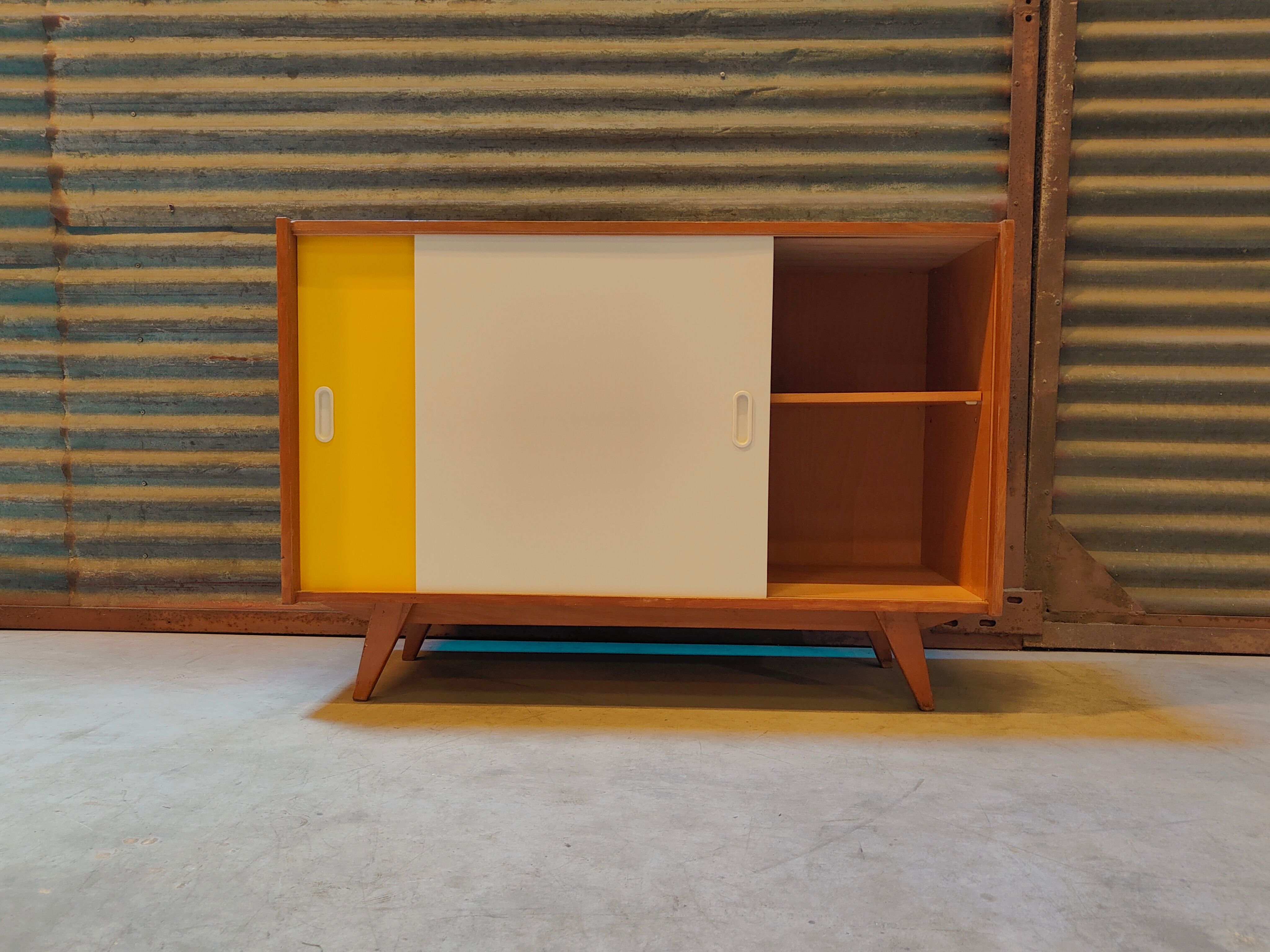 Buffet U 452 Yellow by Jiri Jiroutek for Interier Praha 1960