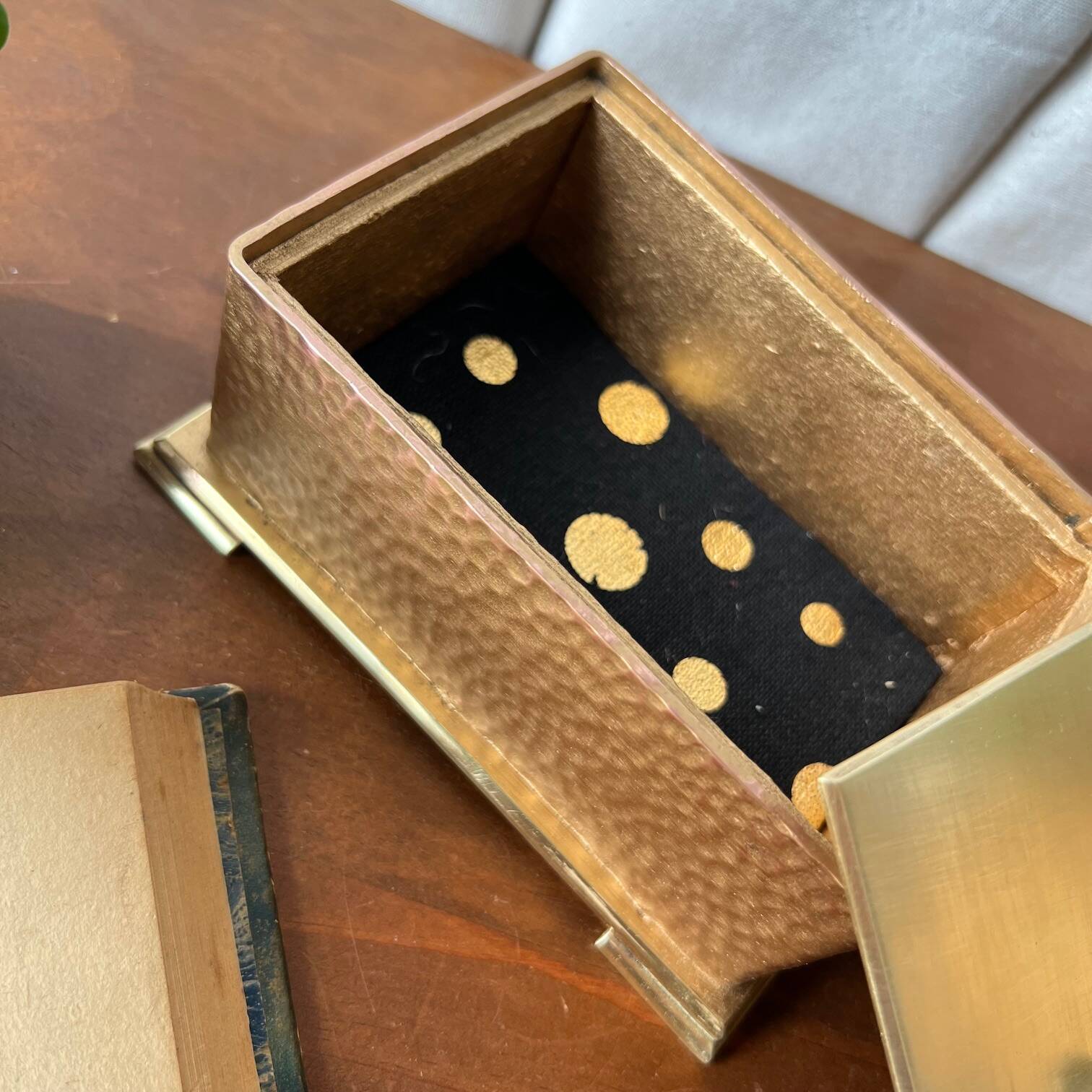 Brass jewelry box