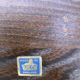 Vintage English nesting tables in elm.