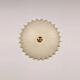 Sculptural cocoon light – mid-century Goldkant wall & ceiling lamp by Friedel Wauer