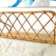 Beautiful vintage rattan and natural bamboo shelf from the 60s