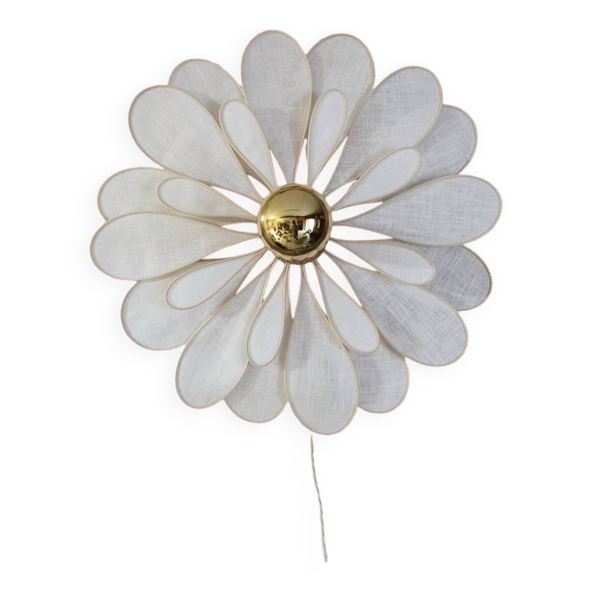 Flower wall light