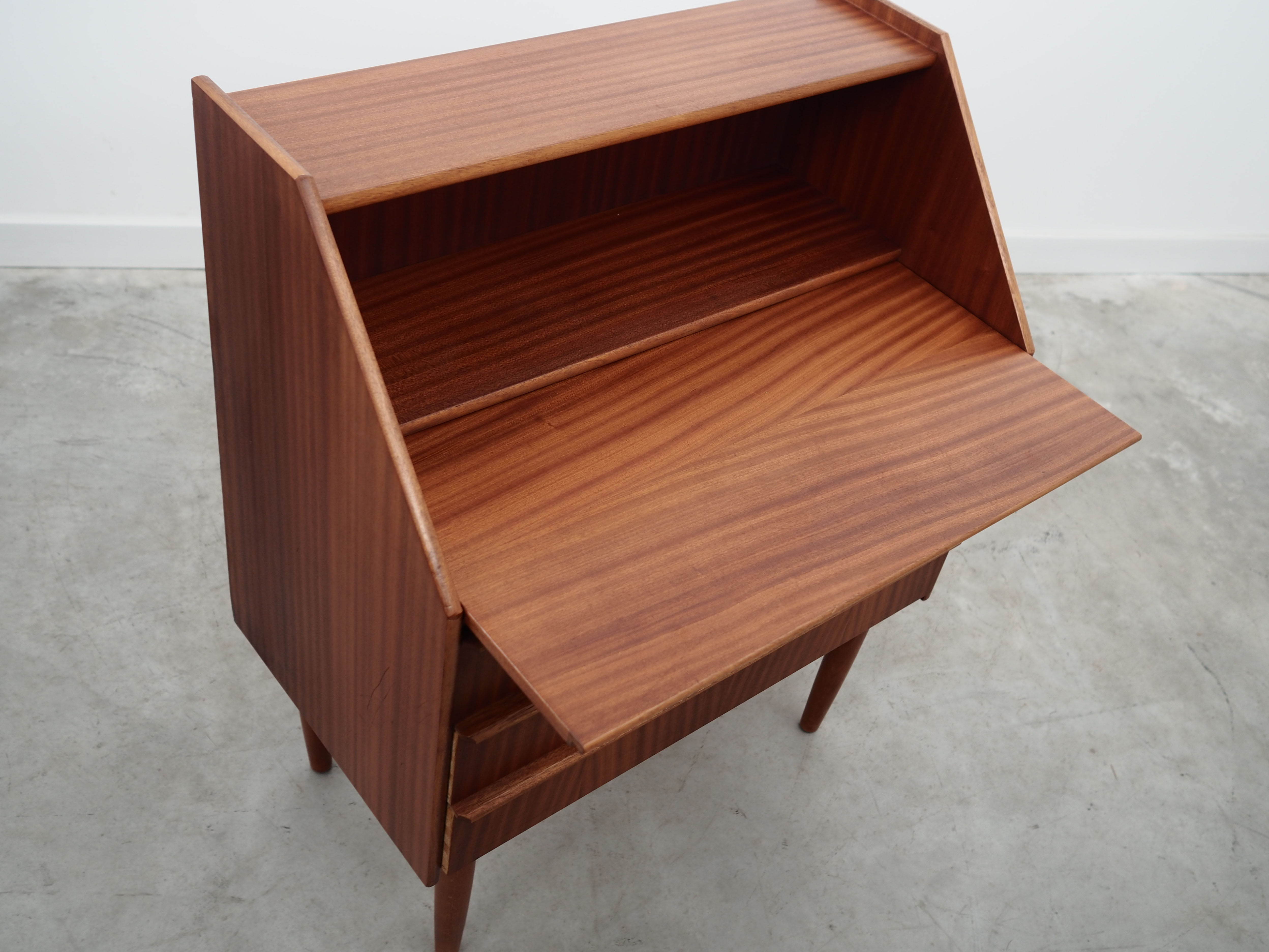 Mahogany secretary, Danish design, 60s, production: Denmark