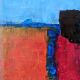 Acrylique sur toile Art abstrait petit tableau contemporain