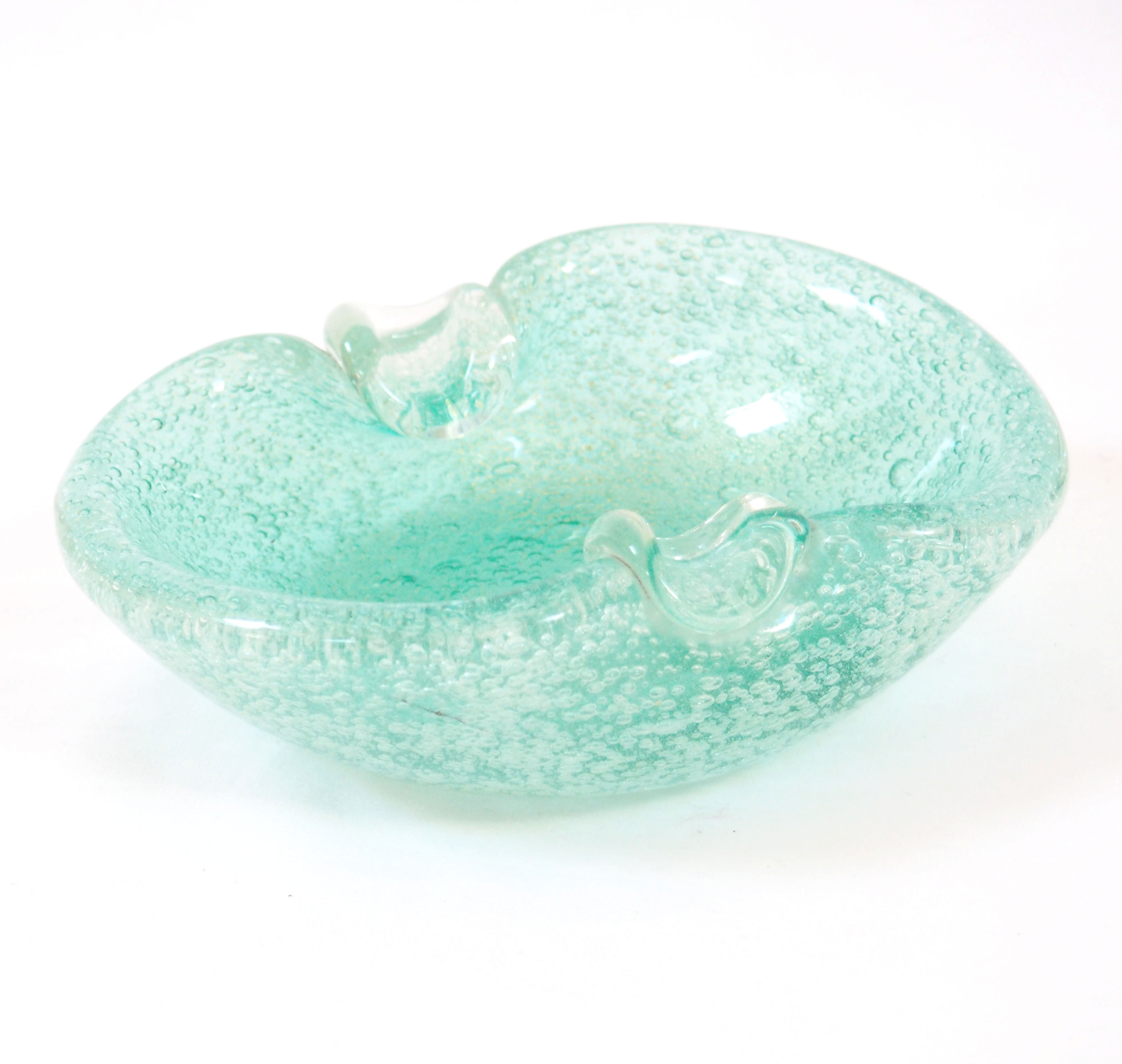 Turquoise Crystal Cigar Ashtray