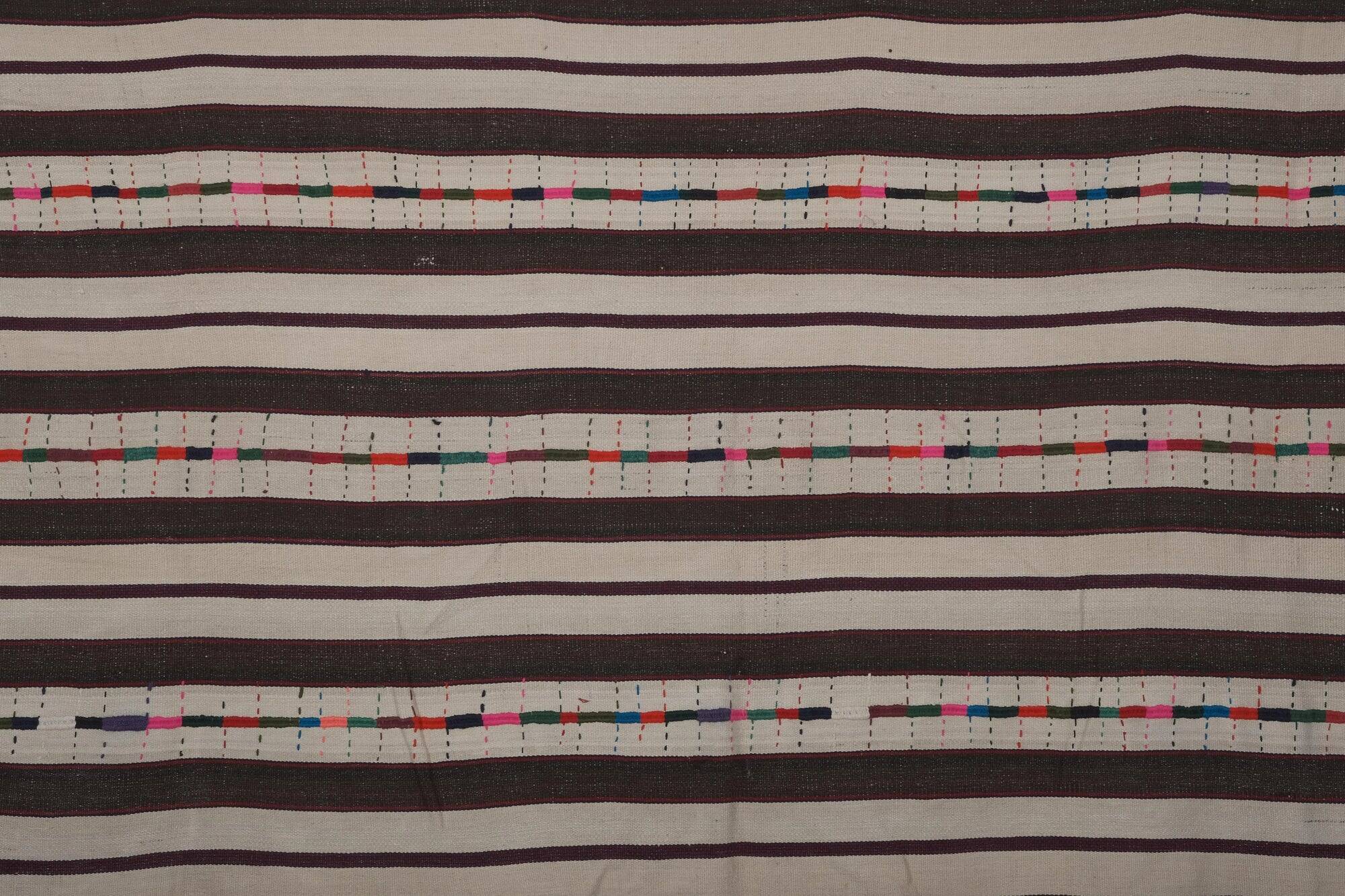 Vintage Turkish kilim, handwoven, 180x340 cm.